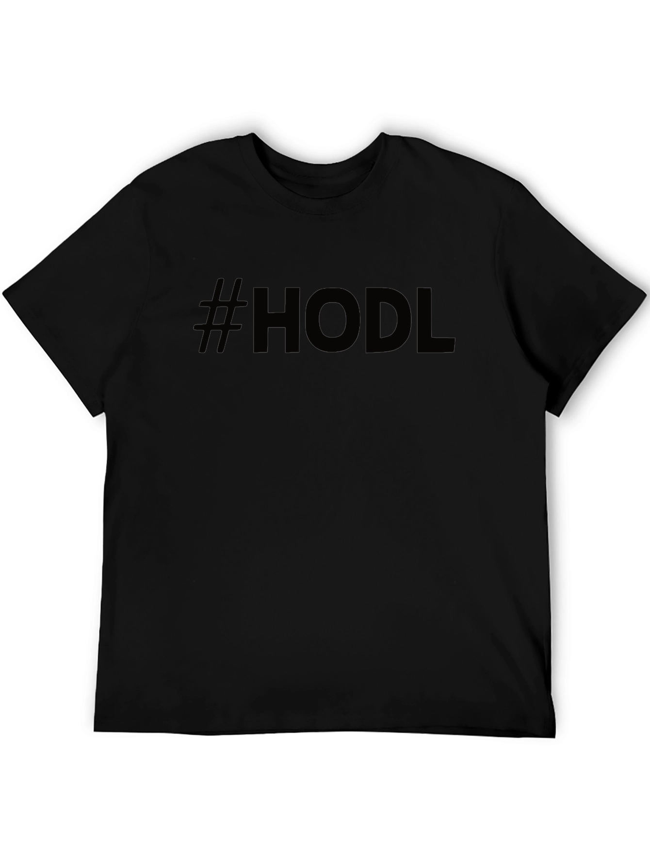 #HODL Crypto Investor Black T-Shirt