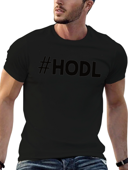 #HODL Crypto Investor Black T-Shirt