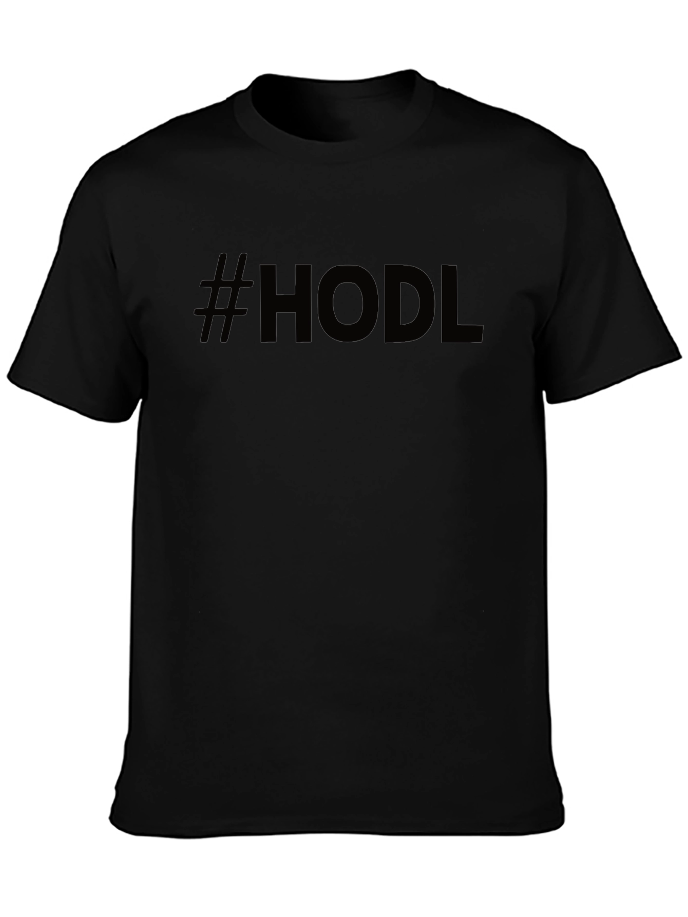 #HODL Crypto Investor Black T-Shirt