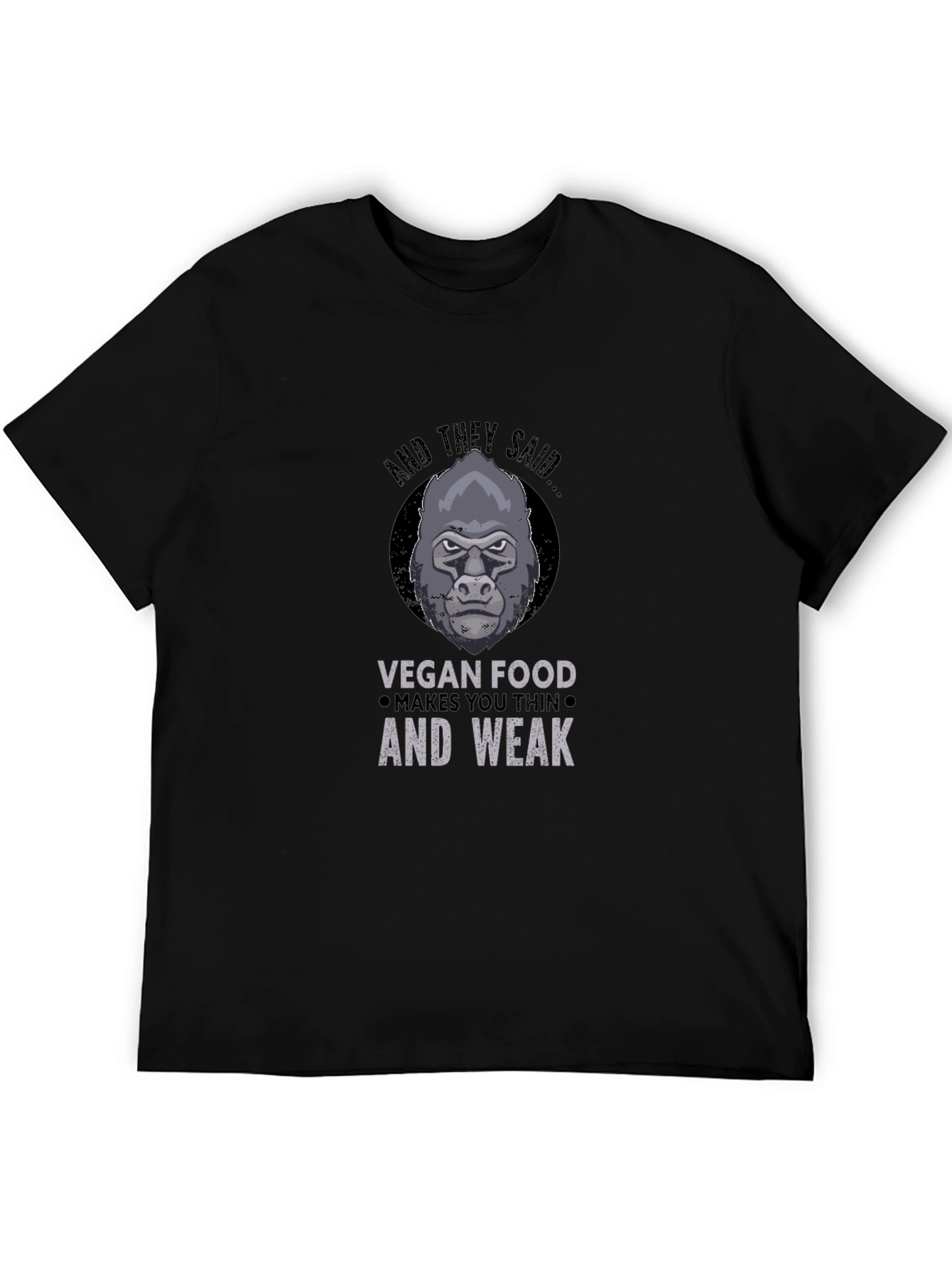 Vegan Gorilla T-Shirt: Strong Vegan Apparel