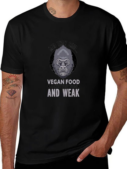 Vegan Gorilla T-Shirt: Strong Vegan Apparel