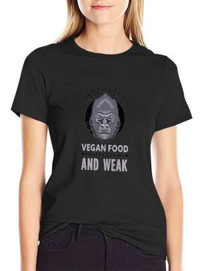 Vegan Gorilla T-Shirt: Strong Vegan Apparel