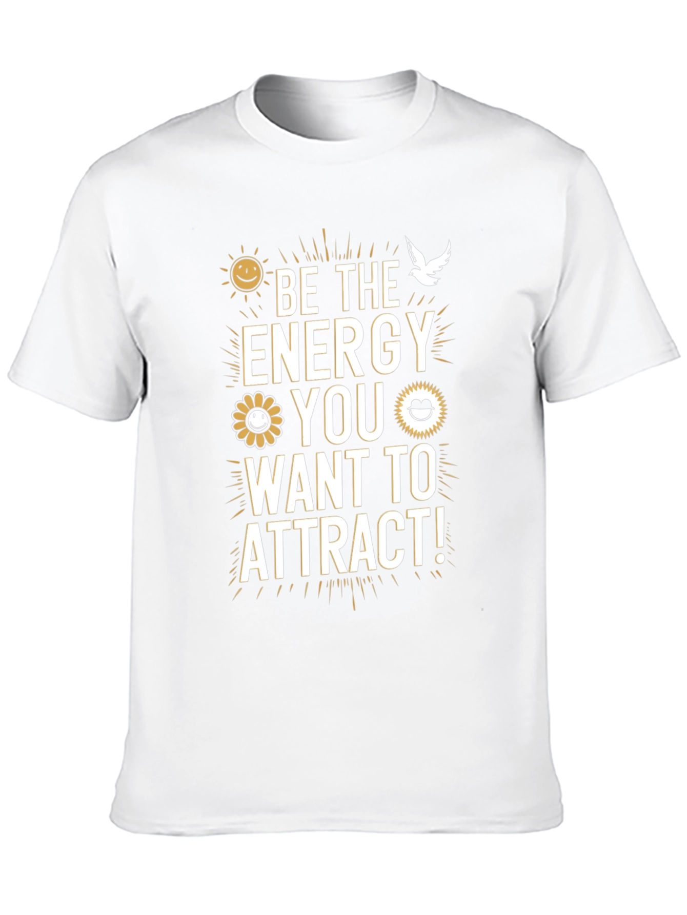 Be The Energy Black Graphic T-Shirt