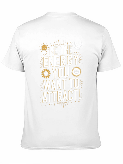 Be The Energy Black Graphic T-Shirt