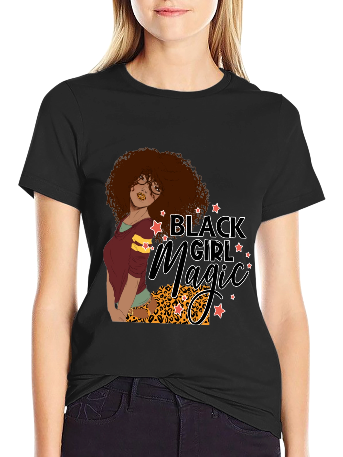 Black Girl Magic Graphic Tee - Stylish Comfort