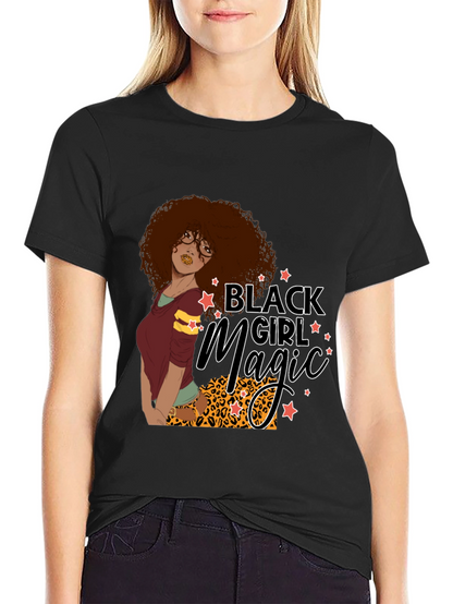 Black Girl Magic Graphic Tee - Stylish Comfort