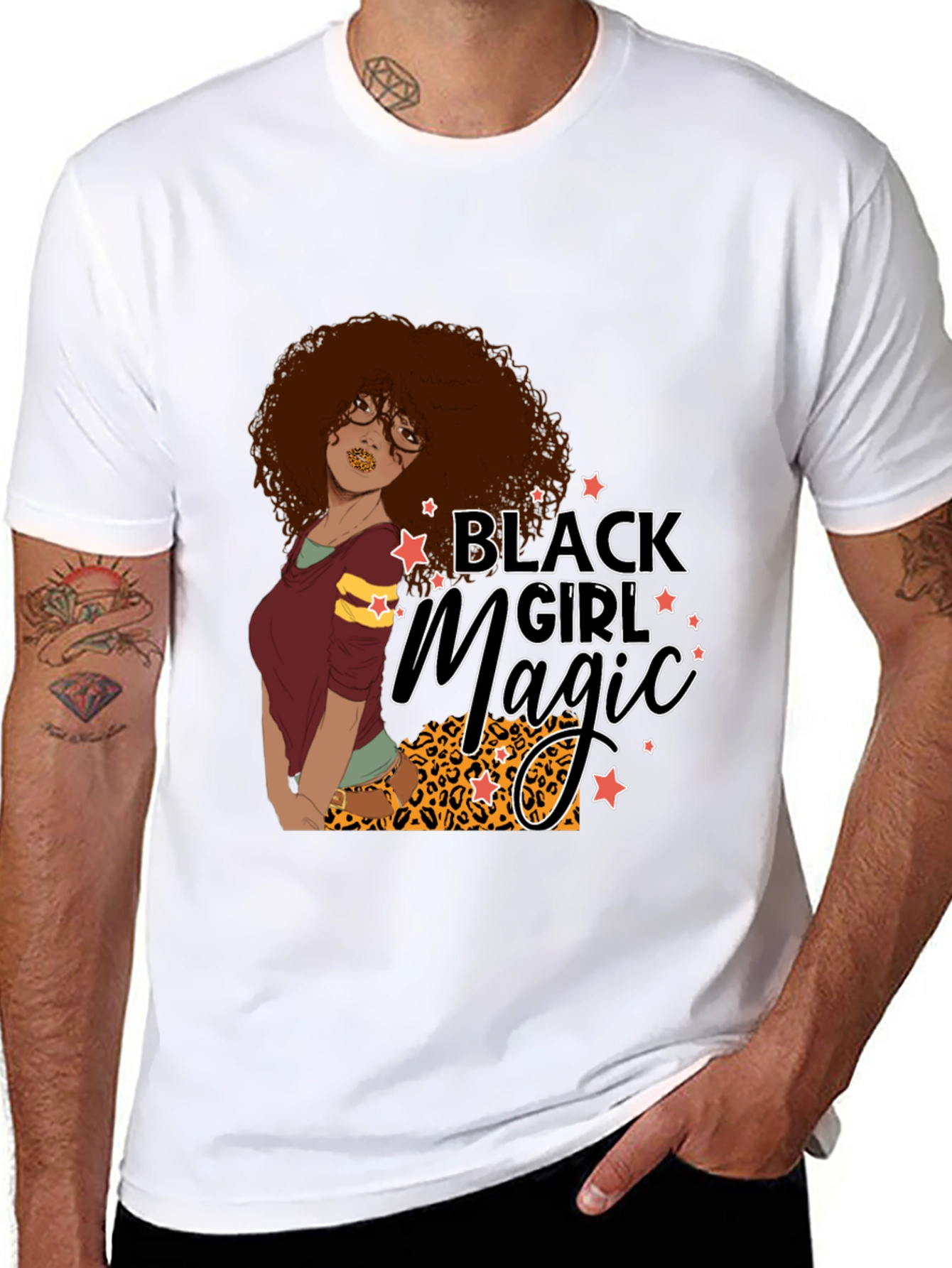 Black Girl Magic Graphic Tee - Stylish Comfort