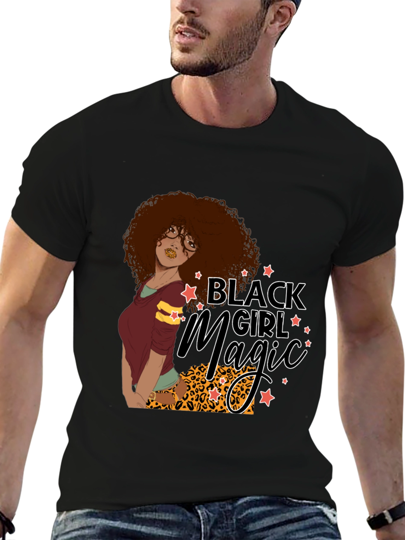 Black Girl Magic Graphic Tee - Stylish Comfort