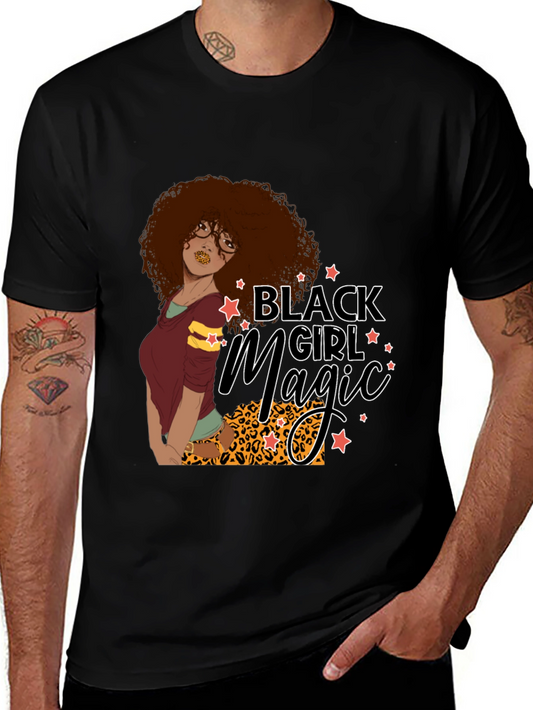 Black Girl Magic Graphic Tee - Stylish Comfort