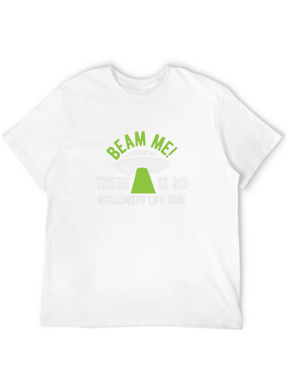 Beam Me Up T-Shirt Alien UFO Novelty Tee