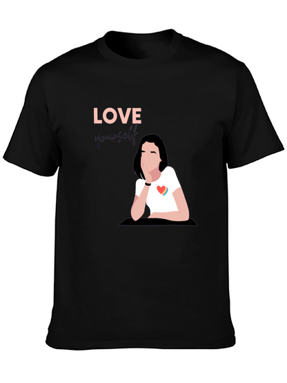 Love Yourself Graphic Tee - Stylish Comfort