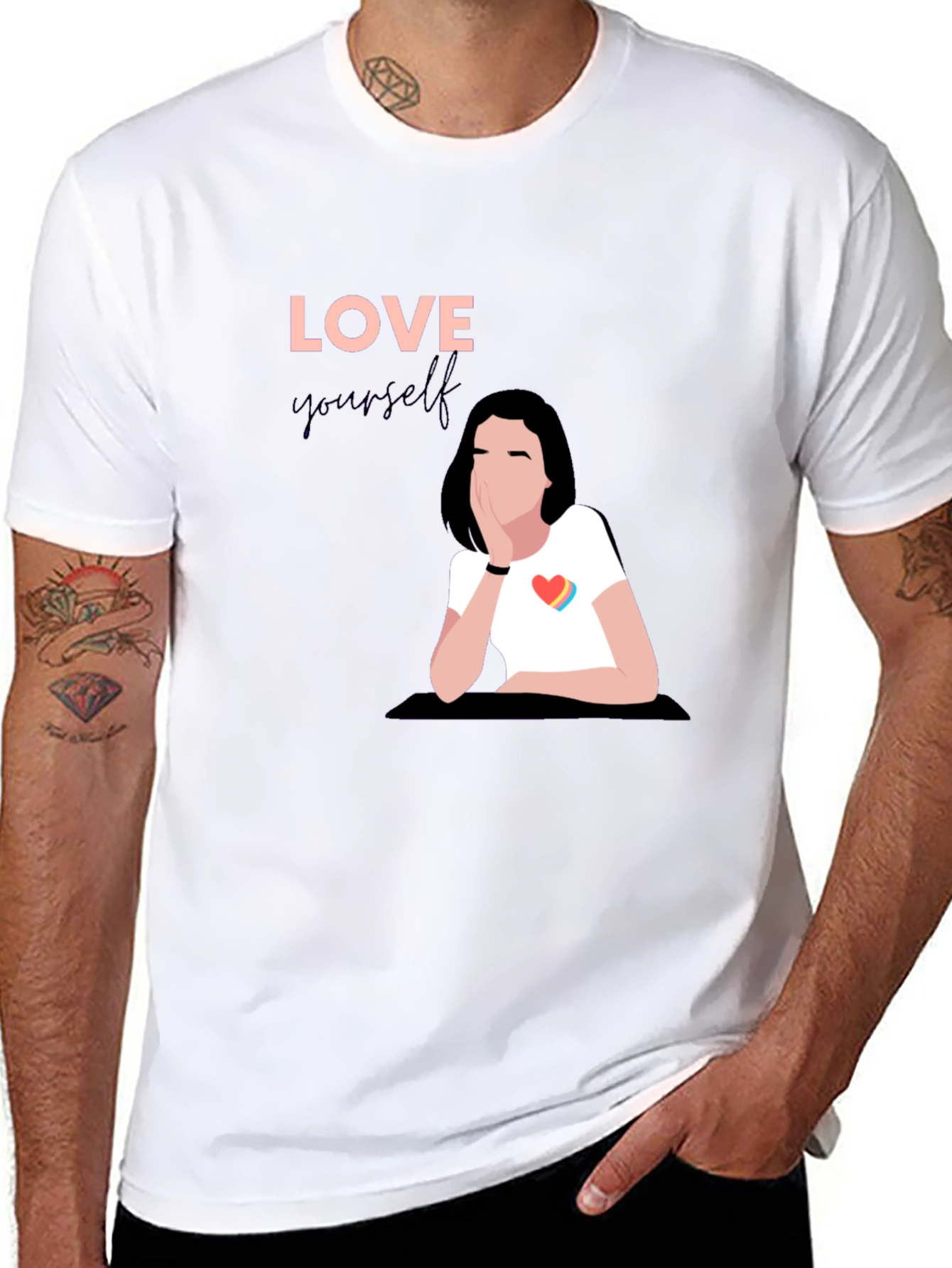Love Yourself Graphic Tee - Stylish Comfort