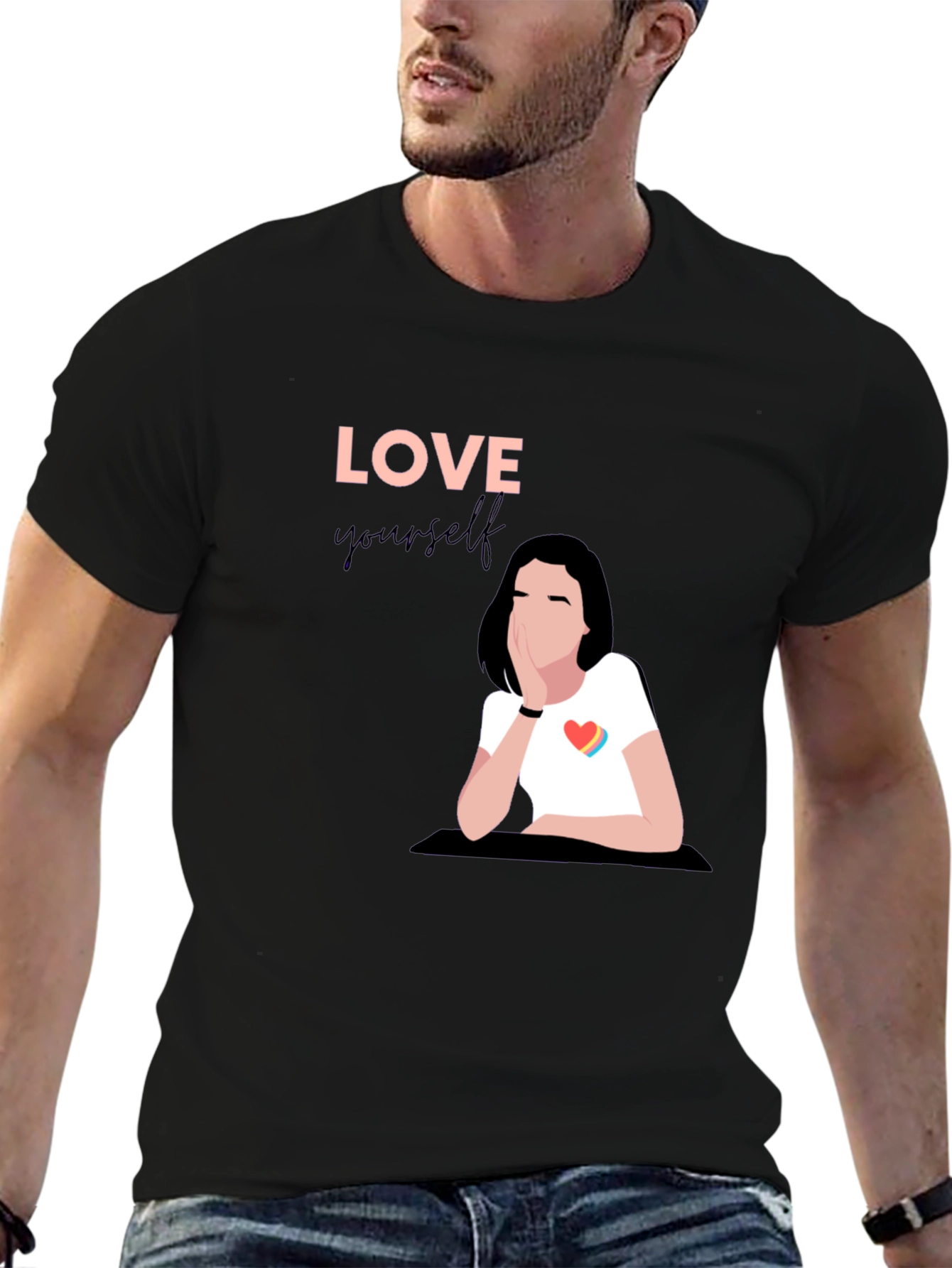 Love Yourself Graphic Tee - Stylish Comfort