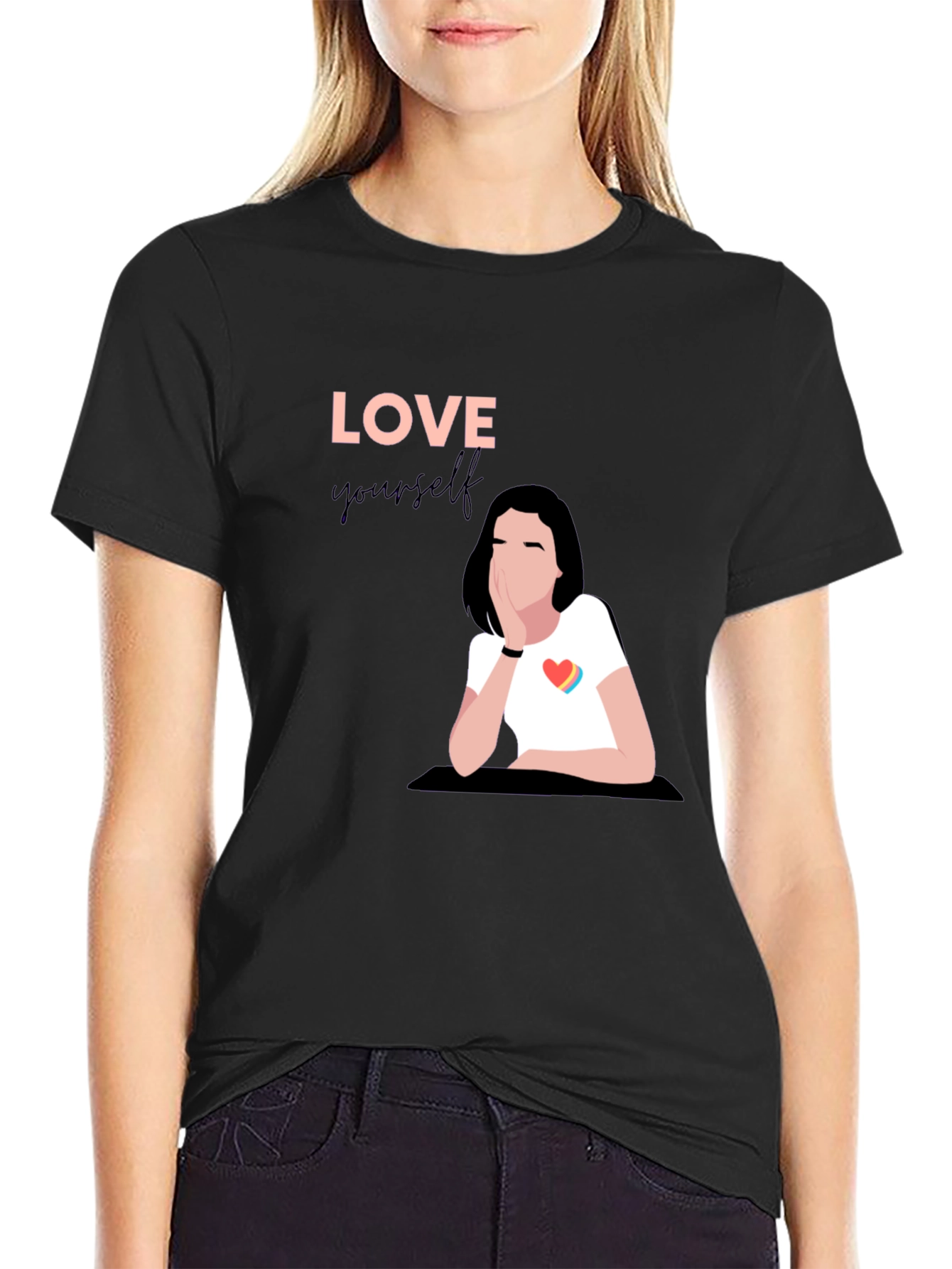 Love Yourself Graphic Tee - Stylish Comfort