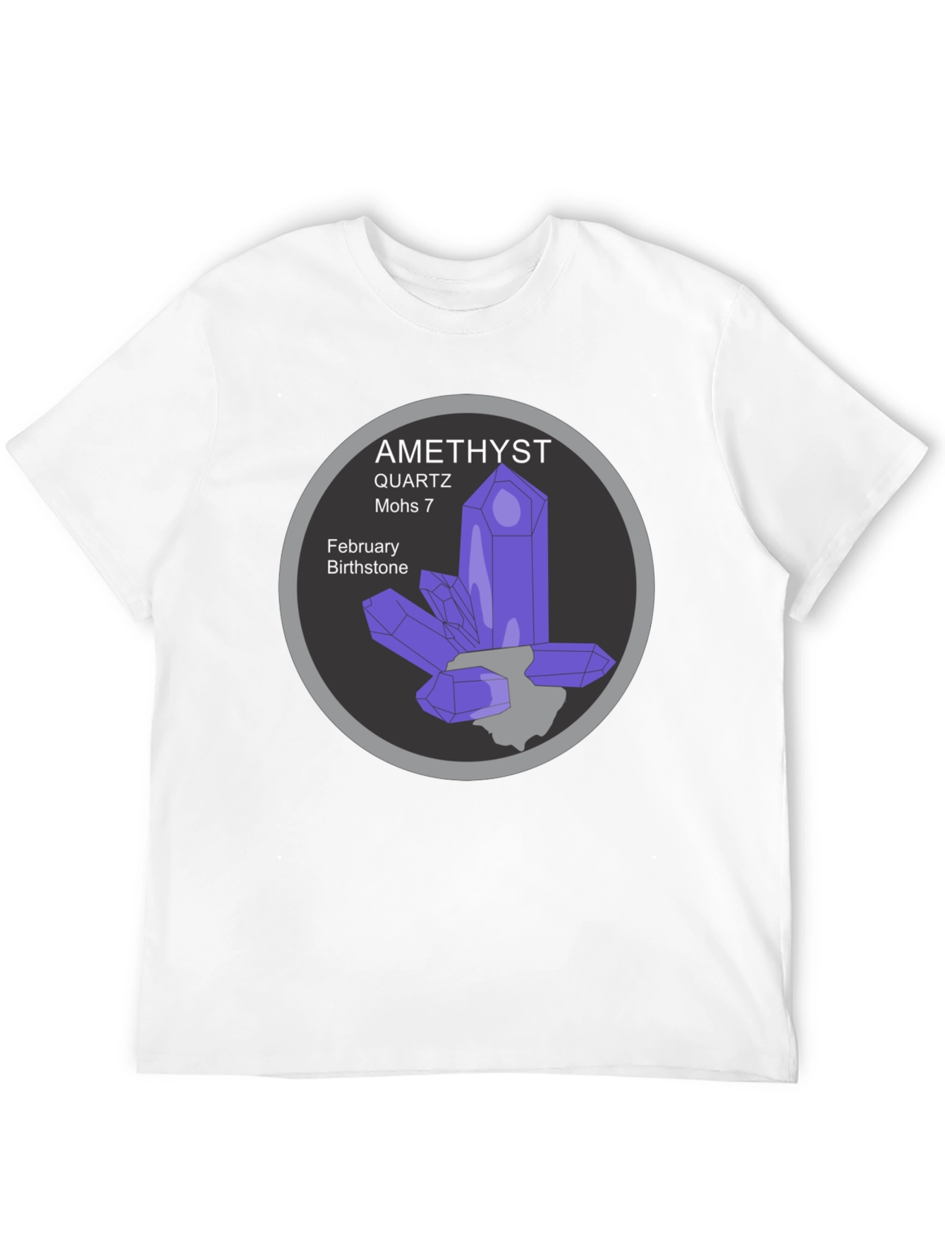 Amethyst Quartz February Birthstone T-Shirt