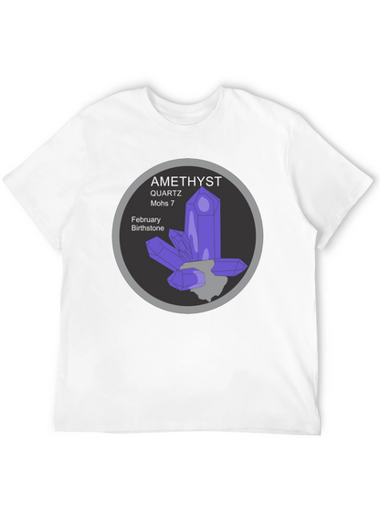 Amethyst Quartz February Birthstone T-Shirt