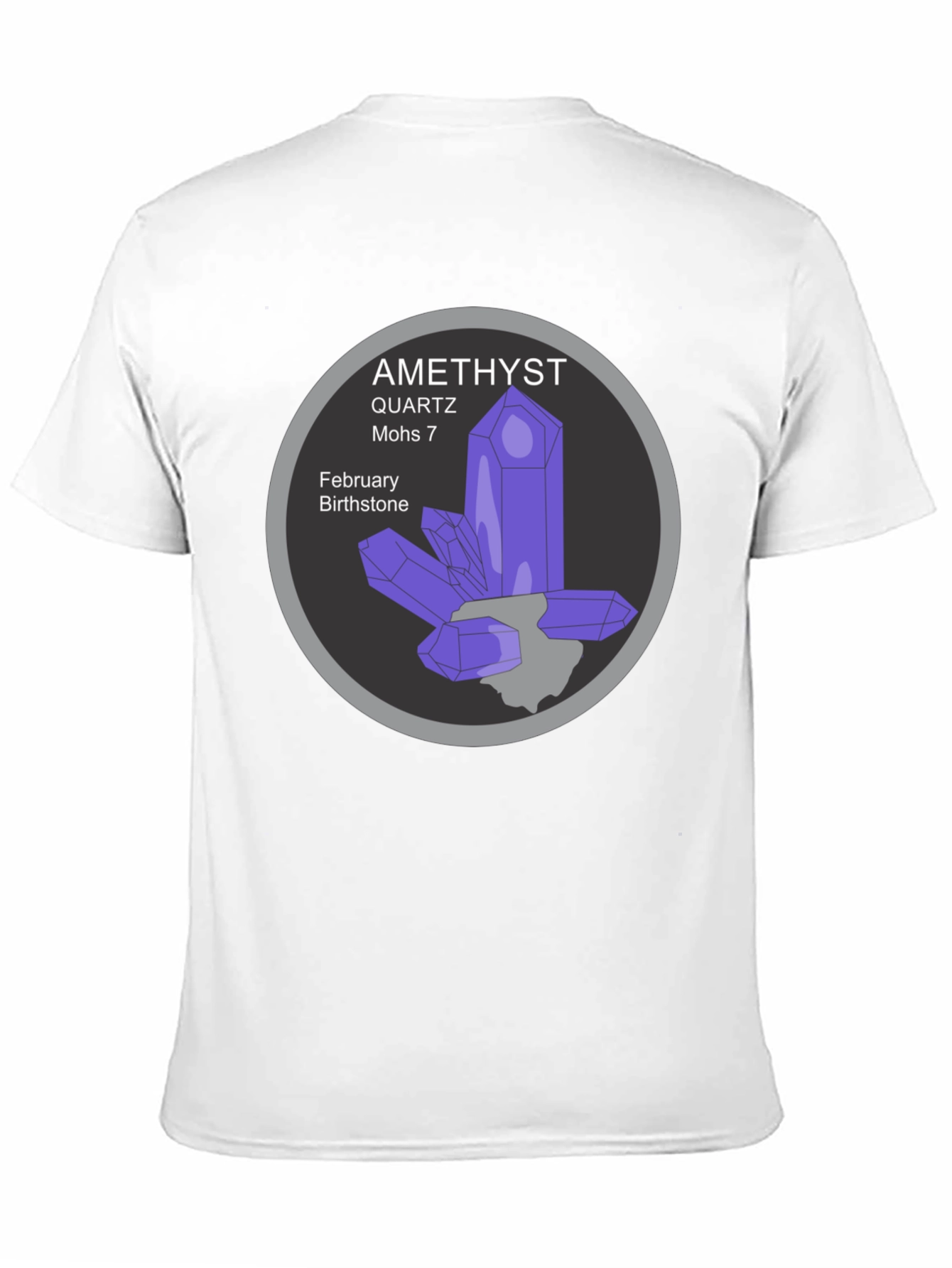 Amethyst Quartz February Birthstone T-Shirt