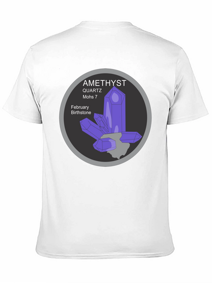 Amethyst Quartz February Birthstone T-Shirt