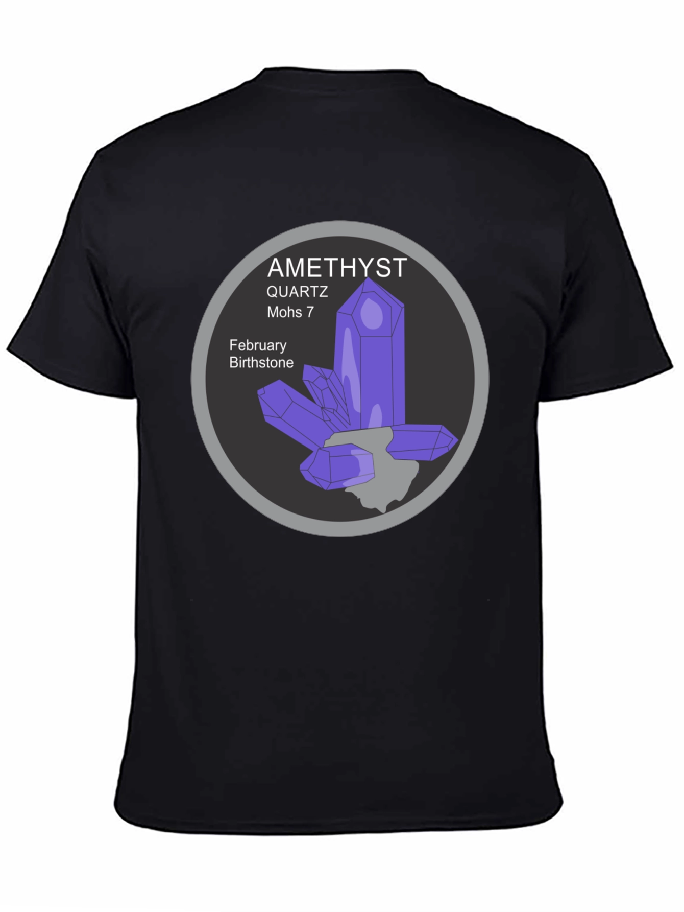 Amethyst Quartz February Birthstone T-Shirt