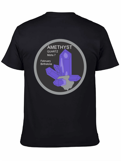 Amethyst Quartz February Birthstone T-Shirt