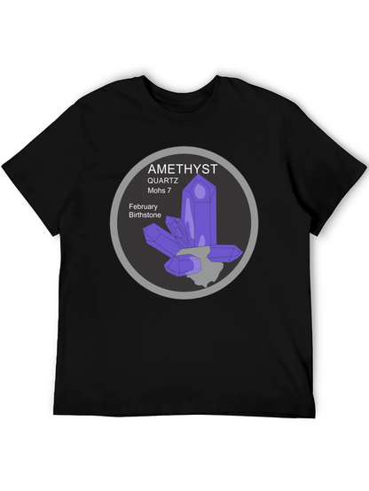 Amethyst Quartz February Birthstone T-Shirt