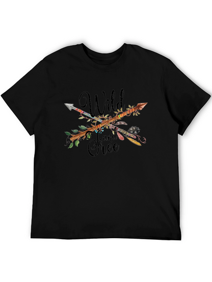 Wild and Free Arrow T-Shirt - Black