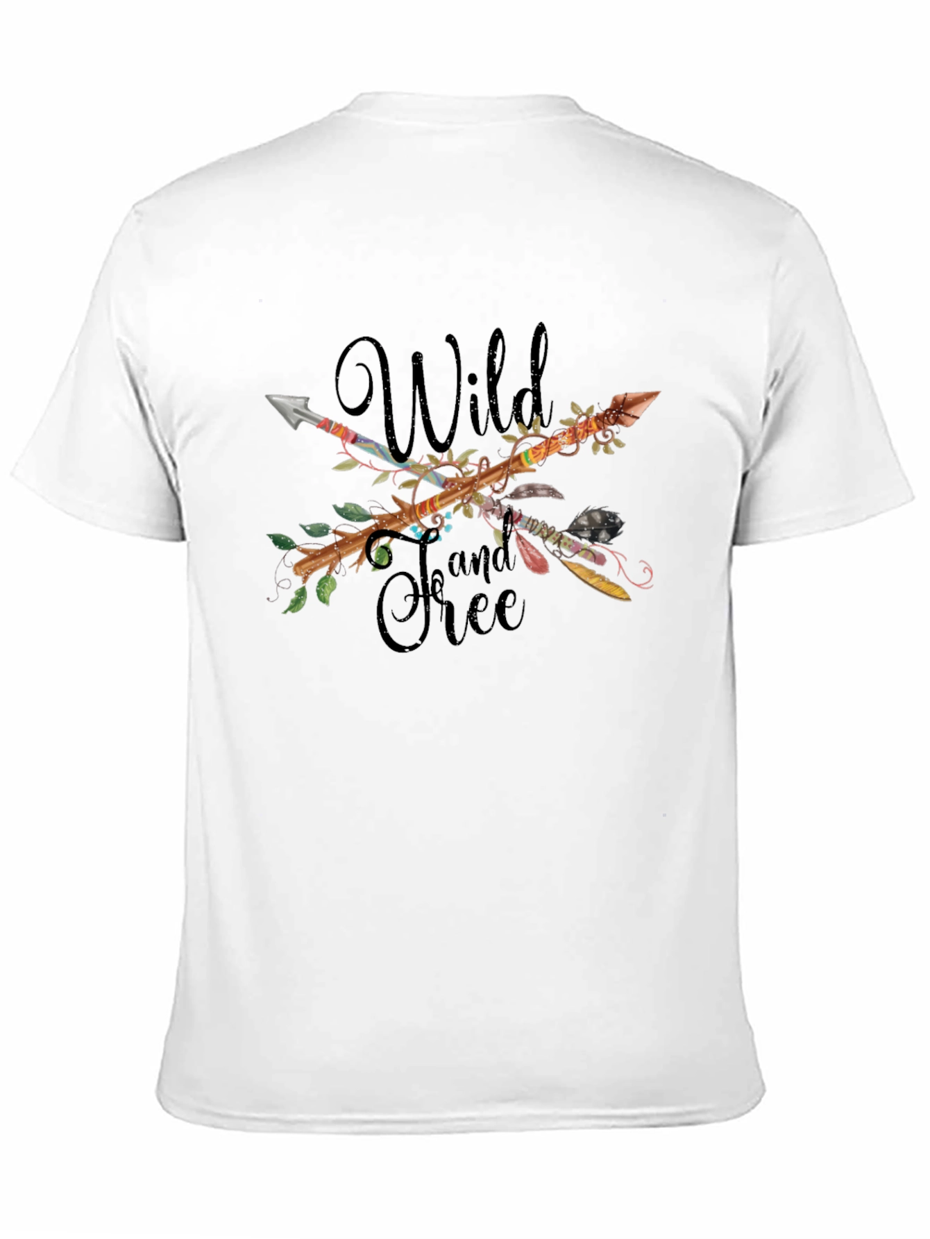 Wild and Free Arrow T-Shirt - Black