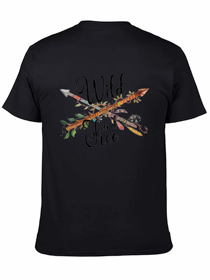 Wild and Free Arrow T-Shirt - Black