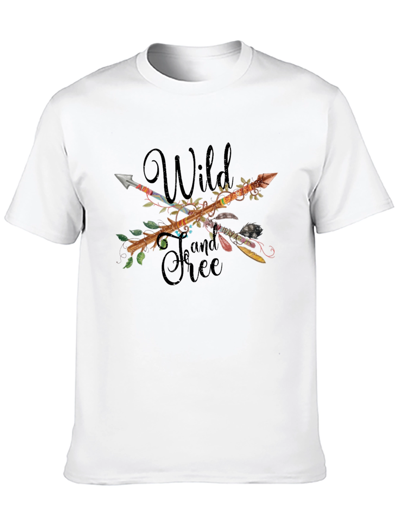 Wild and Free Arrow T-Shirt - Black