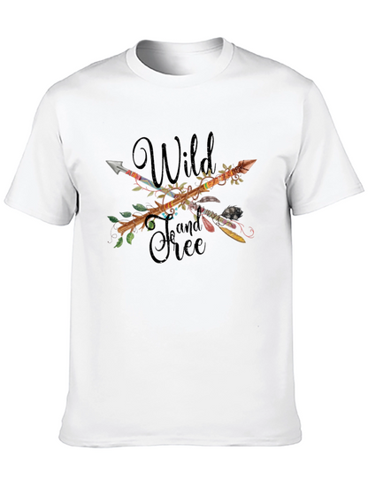 Wild and Free Arrow T-Shirt - Black
