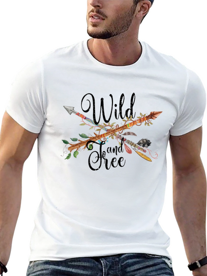 Wild and Free Arrow T-Shirt - Black