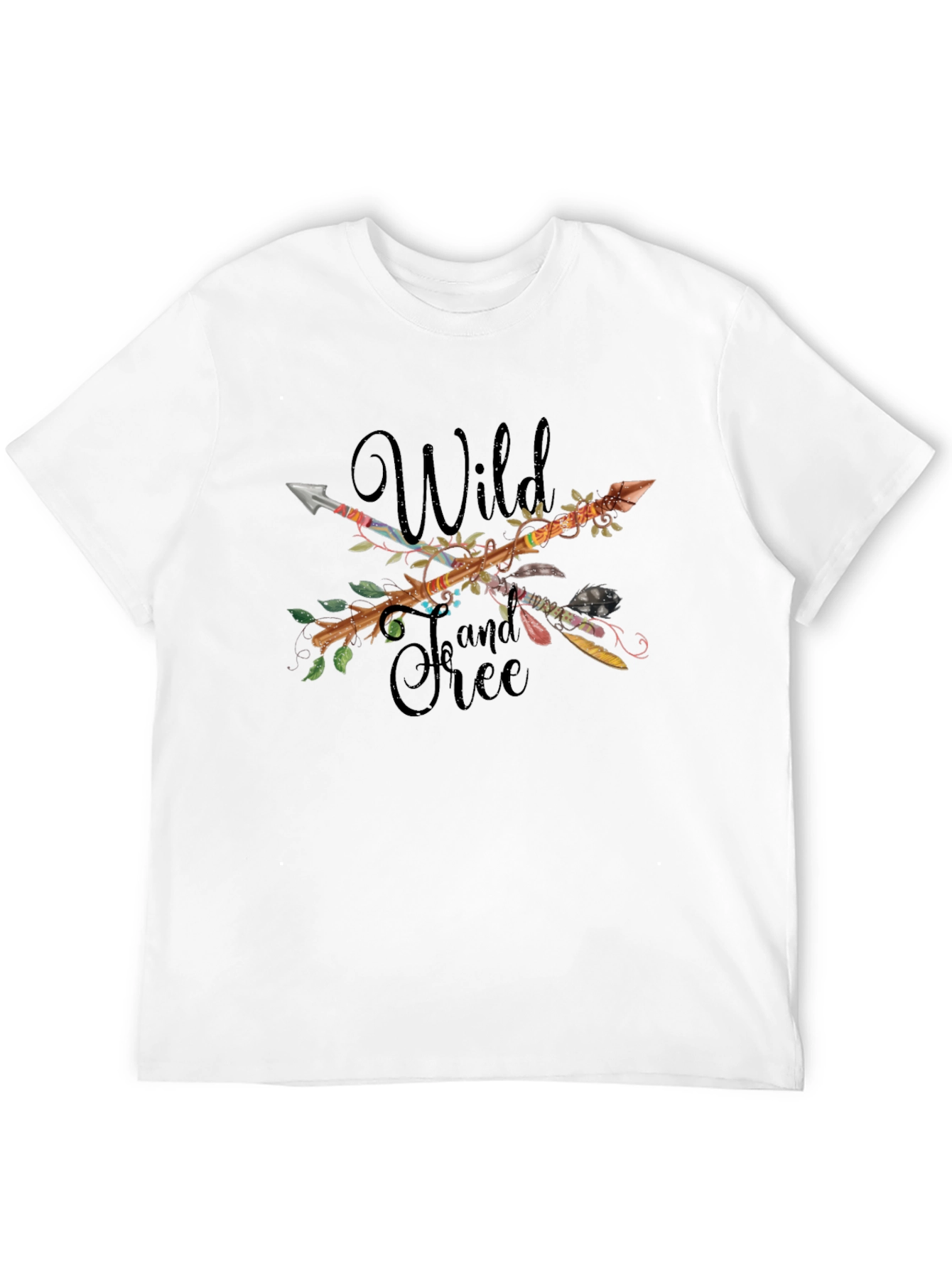 Wild and Free Arrow T-Shirt - Black