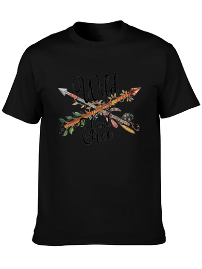 Wild and Free Arrow T-Shirt - Black