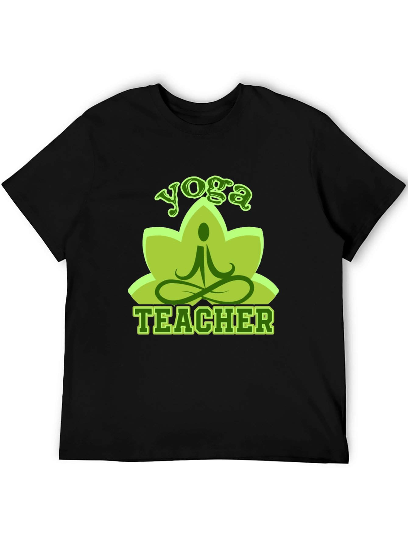 Yoga Teacher T-Shirt - Lotus Design Soft Cotton Blend