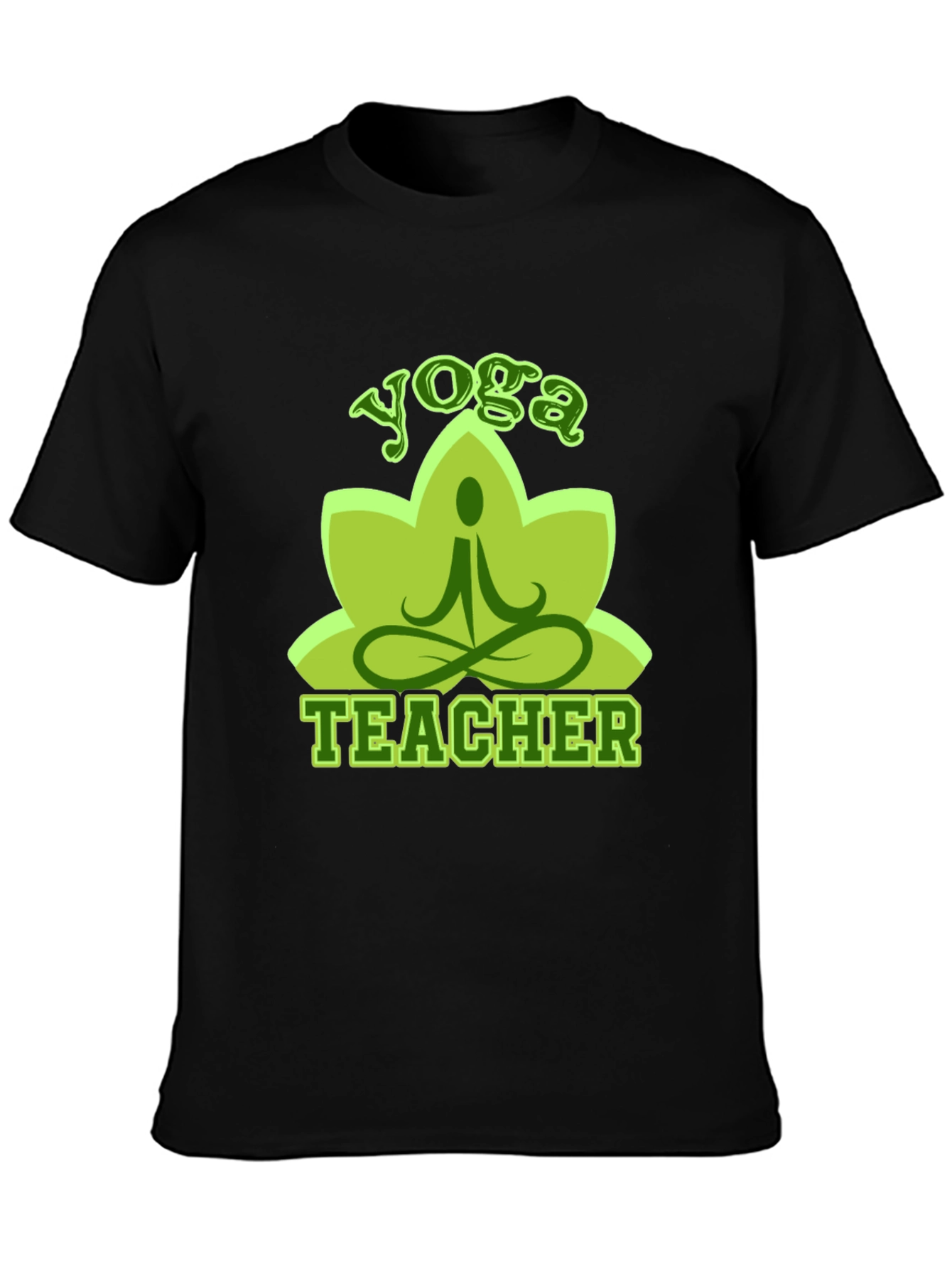 Yoga Teacher T-Shirt - Lotus Design Soft Cotton Blend