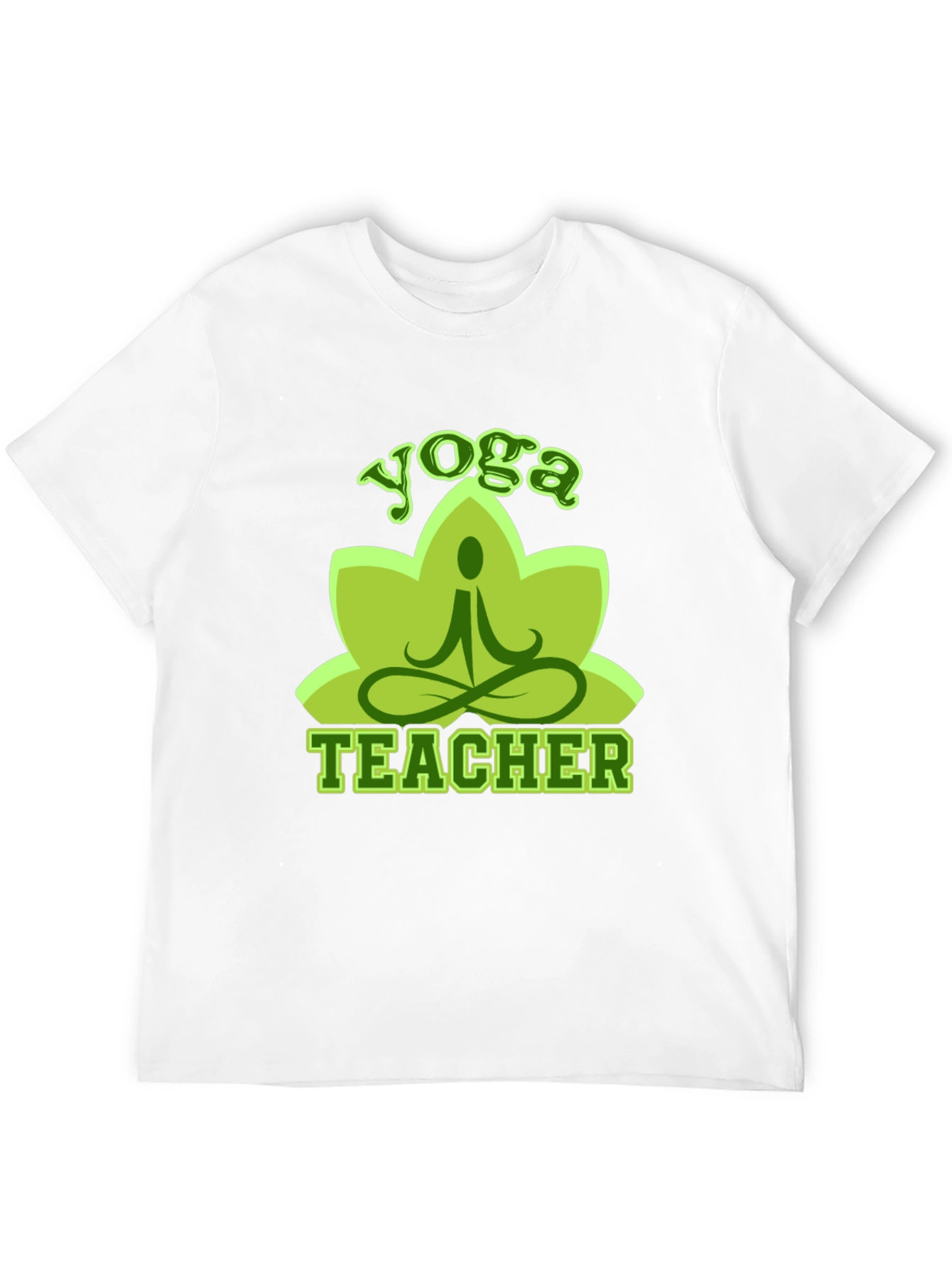 Yoga Teacher T-Shirt - Lotus Design Soft Cotton Blend