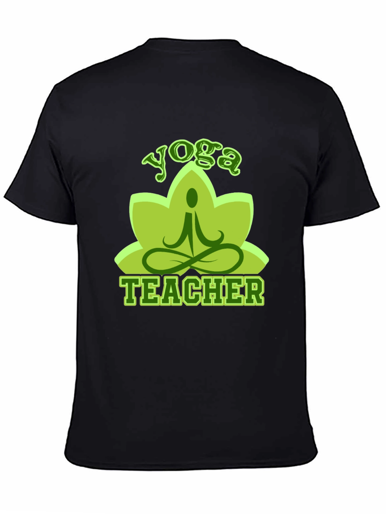 Yoga Teacher T-Shirt - Lotus Design Soft Cotton Blend