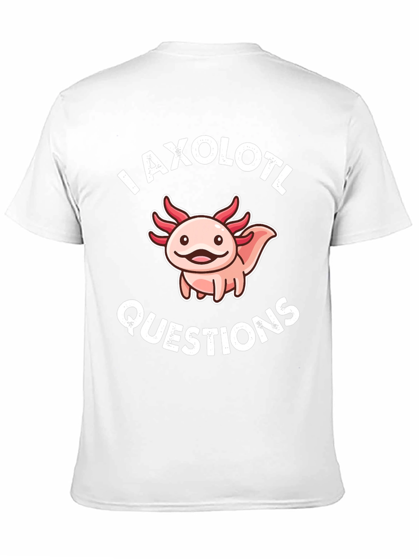 Axolotl Questions Funny Graphic T-Shirt