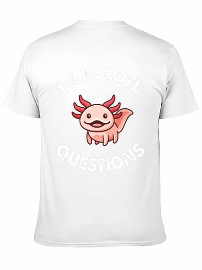 Axolotl Questions Funny Graphic T-Shirt