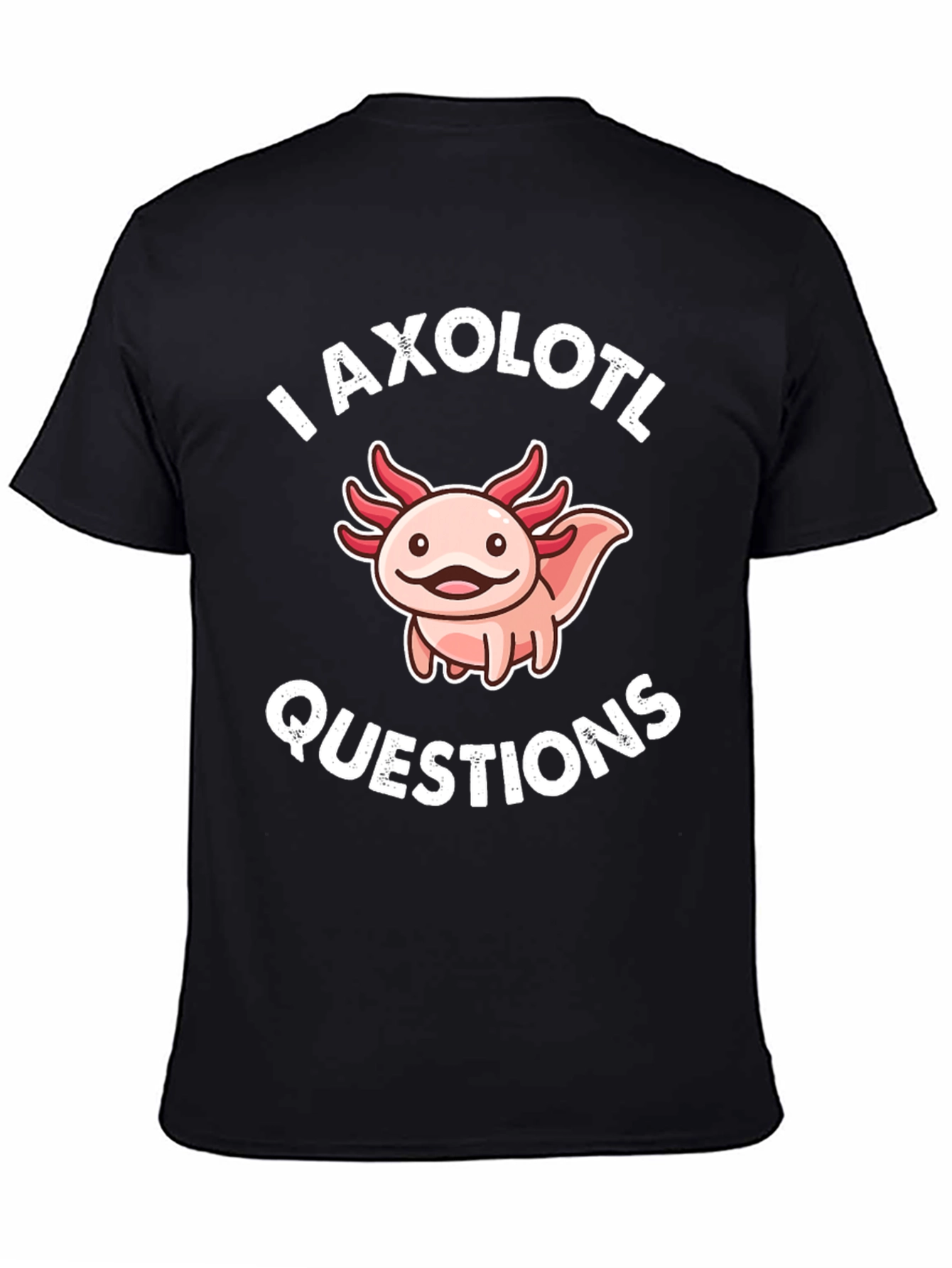 Axolotl Questions Funny Graphic T-Shirt