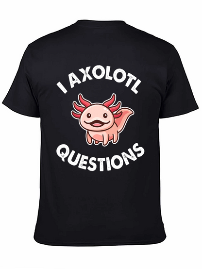 Axolotl Questions Funny Graphic T-Shirt