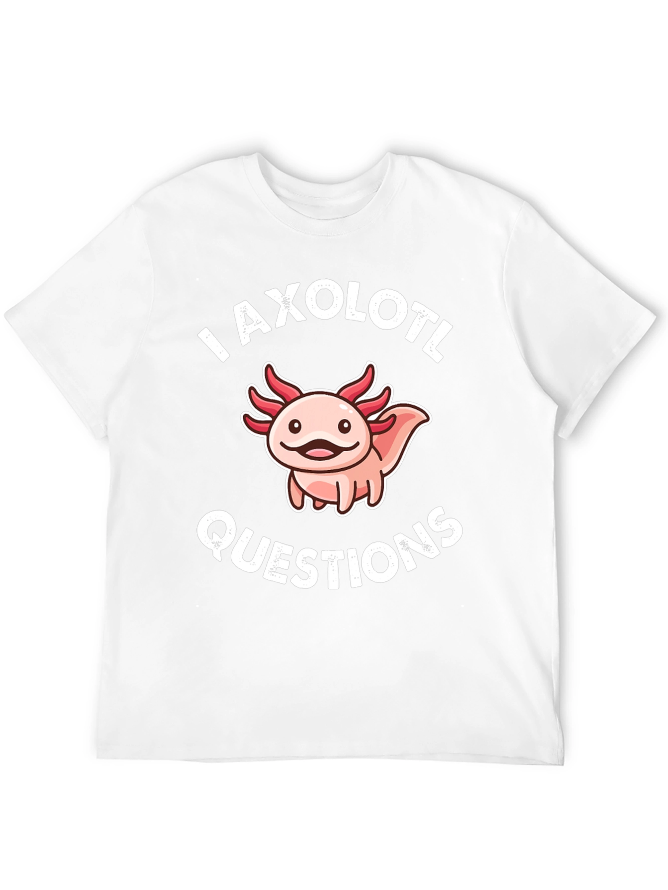 Axolotl Questions Funny Graphic T-Shirt