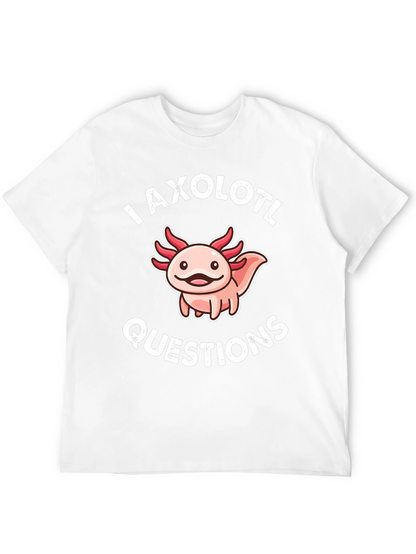 Axolotl Questions Funny Graphic T-Shirt