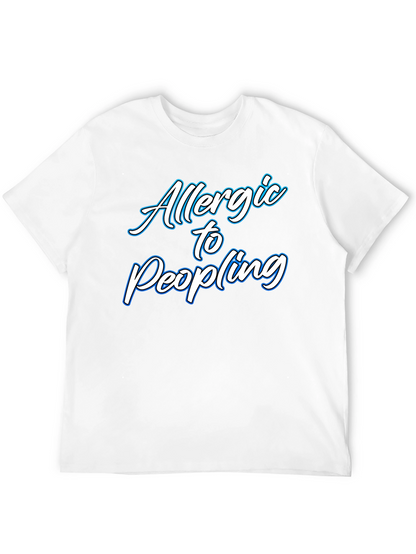 Allergic to People Black T-Shirt