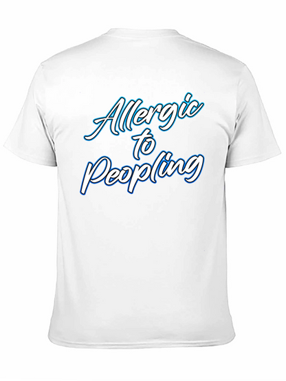 Allergic to People Black T-Shirt