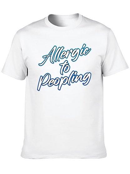 Allergic to People Black T-Shirt