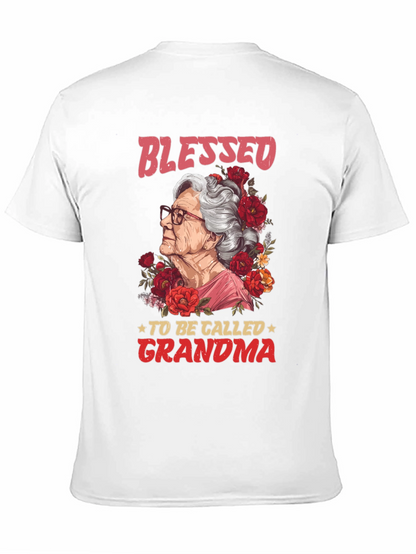Blessed To Be Called Grandma Graphic T-Shirt