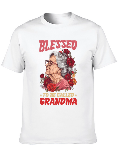 Blessed To Be Called Grandma Graphic T-Shirt