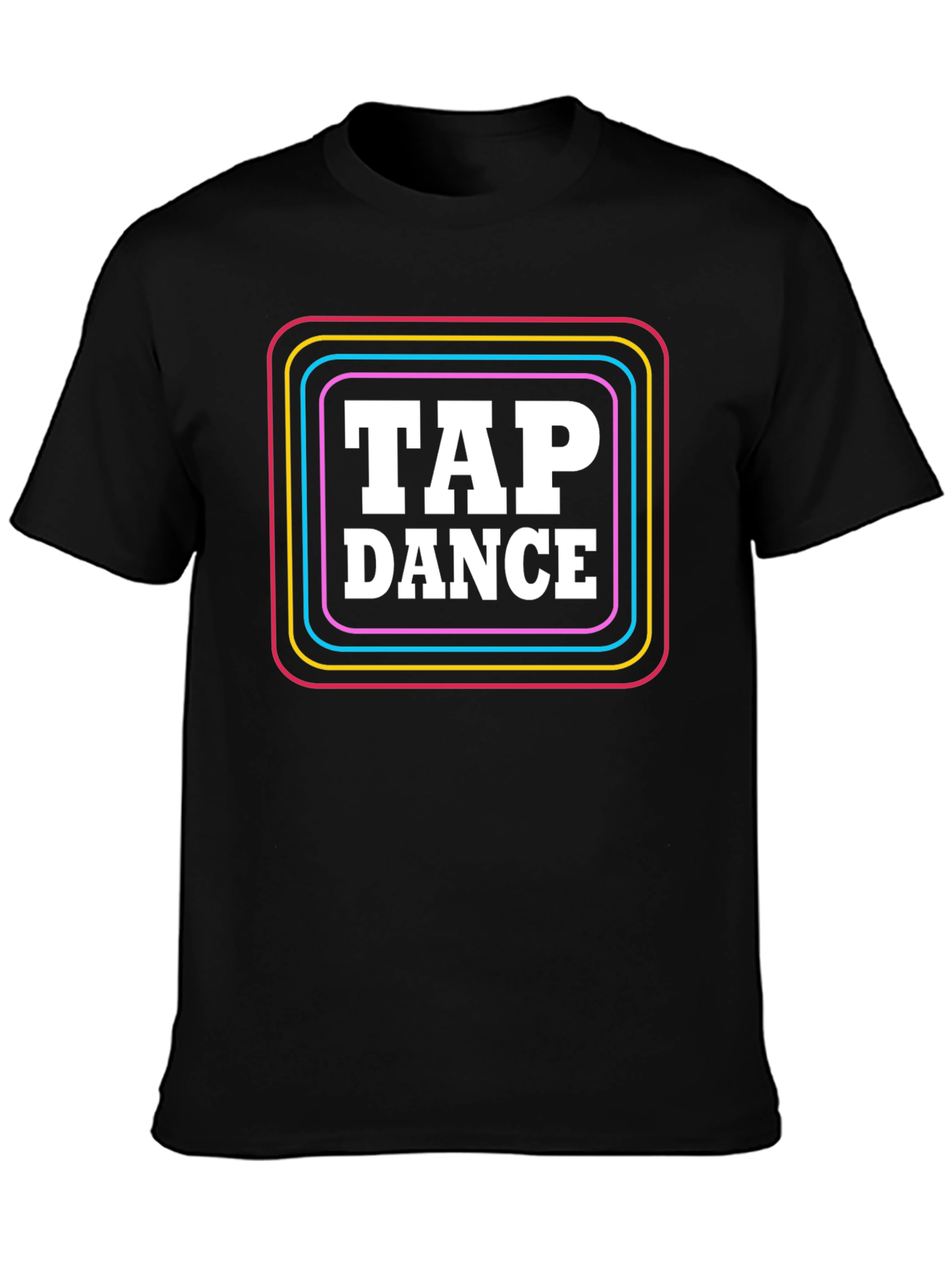 Tap Dance T-Shirt - Retro Neon Design