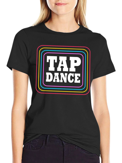 Tap Dance T-Shirt - Retro Neon Design